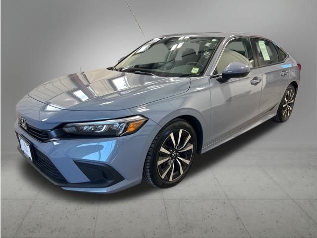 Sonic Gray Pearl 2024 Honda Civic EX FWD Sedan Front-Wheel Drive Continuously Variable Transmission