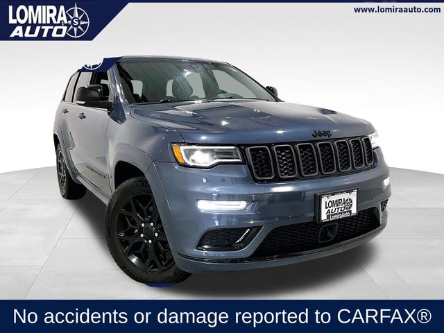 Slate Blue Pearlcoat 2021 Jeep Grand Cherokee SUV / Crossover Four-Wheel Drive 8-Speed Automatic