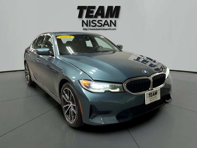 Blue Ridge Mountain Metallic 2021 BMW 3 Series Sedan All-Wheel Drive 8-Speed Automatic