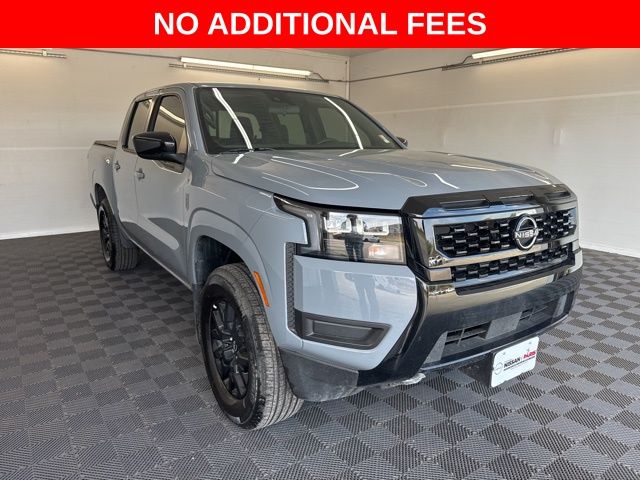 Boulder Gray 2026 Nissan Frontier Pickup Truck Four-Wheel Drive 9-Speed Automatic Overdrive