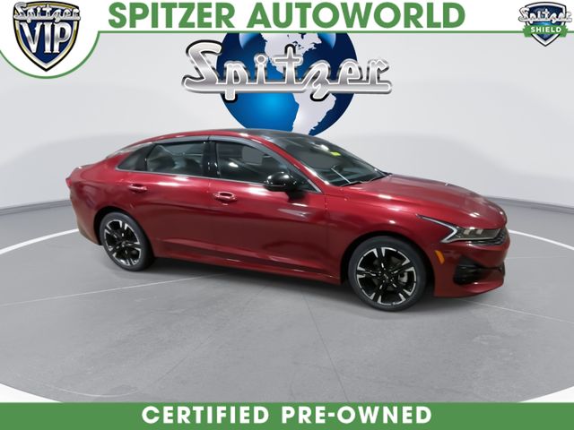 Passion Red 2021 Kia K5 GT-Line FWD Sedan Front-Wheel Drive 8-Speed Automatic
