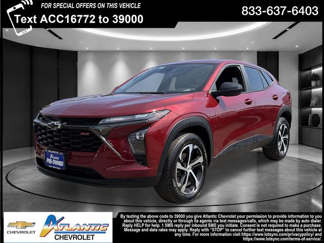 Red (Crimson) 2024 Chevrolet Trax RS with 1RS FWD SUV / Crossover Front-Wheel Drive 6-Speed Automatic