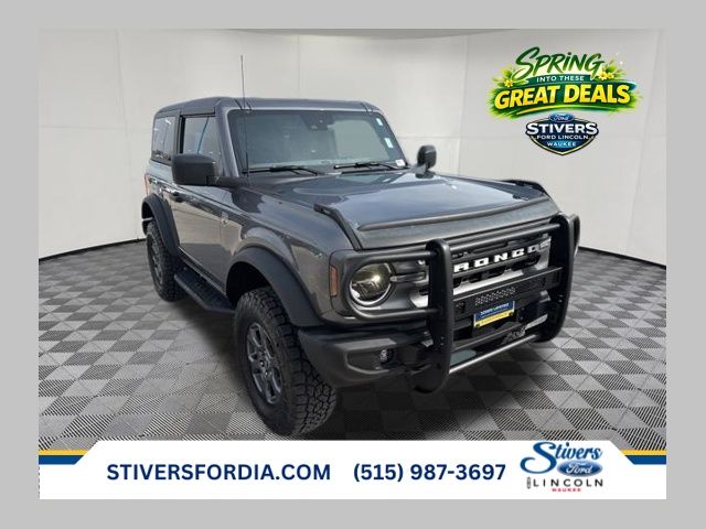 Carbonized Gray Metallic 2023 Ford Bronco Big Bend 2-Door 4WD SUV / Crossover Four-Wheel Drive 7-Speed Manual
