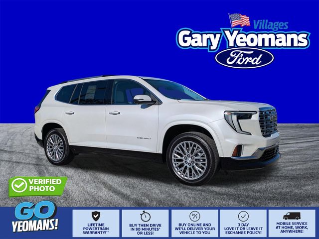 White Frost Tricoat 2024 GMC Acadia Denali FWD SUV / Crossover Front-Wheel Drive 8-Speed Automatic