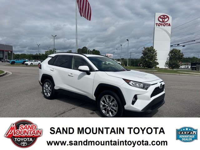 Super White 2019 Toyota RAV4 XLE Premium AWD SUV / Crossover All-Wheel Drive 8-Speed Automatic