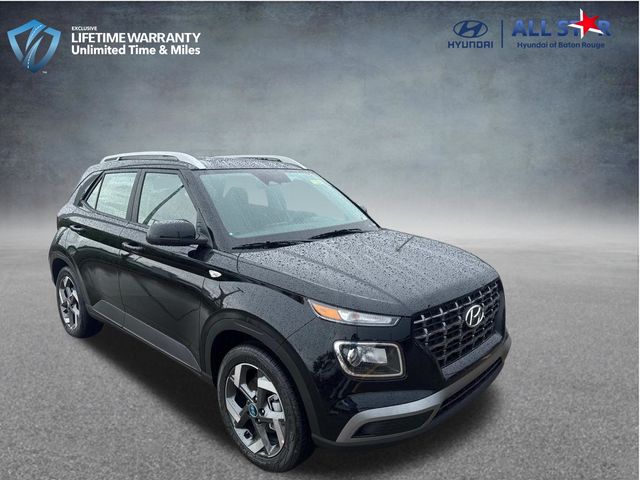 Onyx Black 2026 Hyundai Venue SUV / Crossover Front-Wheel Drive Continuously Variable Transmission