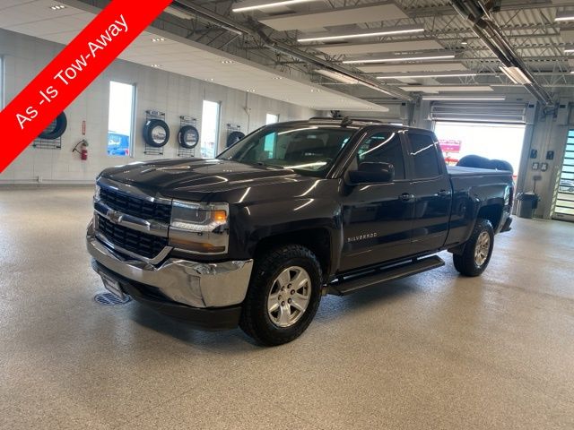 Gray (Tungsten Metallic) 2016 Chevrolet Silverado 1500 LT Double Cab RWD Pickup Truck 4X2 6-Speed Automatic Overdrive
