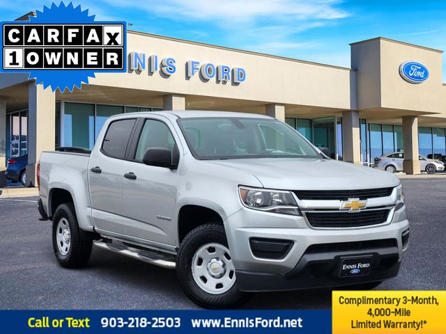 Silver Ice Metallic 2015 Chevrolet Colorado Work Truck Crew Cab RWD Pickup Truck 4X2 6-Speed Automatic
