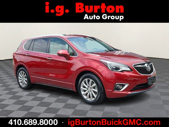 Chili Red Metallic 2019 Buick Envision SUV / Crossover Front-Wheel Drive 6-Speed Automatic