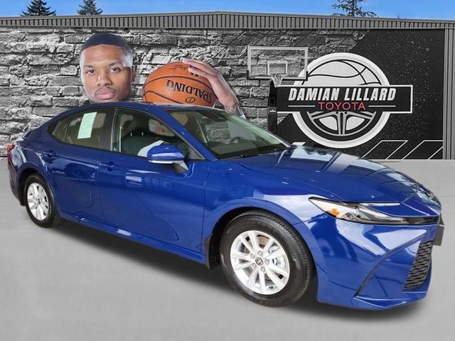 Blue 2026 Toyota Camry Sedan Front-Wheel Drive Continuously Variable Transmission