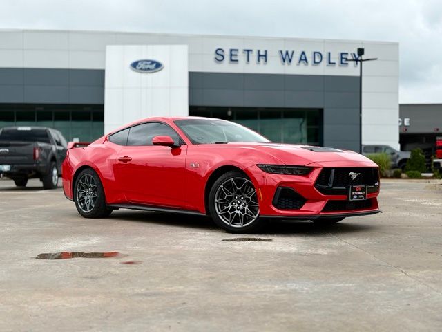 Race Red 2025 Ford Mustang Coupe Rear-Wheel Drive Automatic