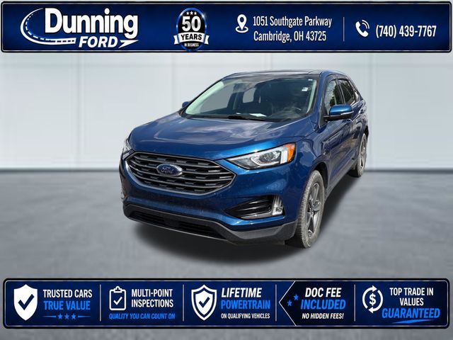 Atlas Blue Metallic 2020 Ford Edge SUV / Crossover All-Wheel Drive 8-Speed Automatic