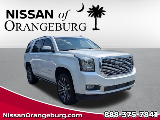 White Frost Tricoat 2019 GMC Yukon Denali RWD SUV / Crossover 4X2