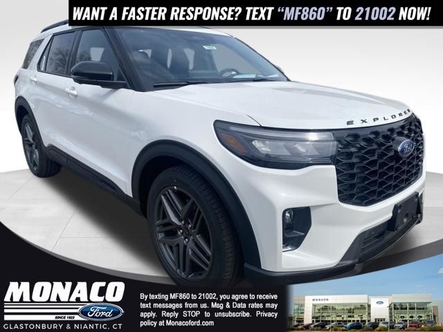 White 2026 Ford Explorer ST AWD SUV / Crossover All-Wheel Drive Automatic
