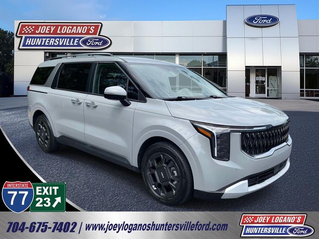 Ceramic Silver 2025 Kia Carnival Hybrid Minivan Front-Wheel Drive 6-Speed Automatic