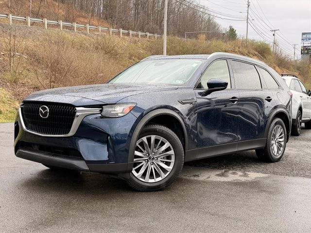 Deep Crystal Blue Mica 2024 Mazda CX-90 3.3 Turbo Preferred Plus AWD SUV / Crossover All-Wheel Drive 8-Speed Automatic