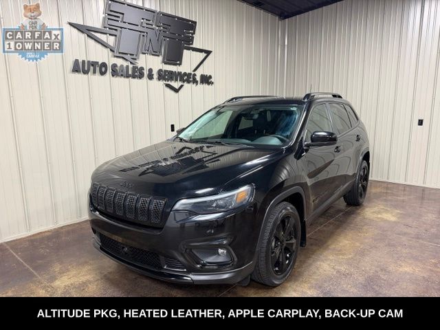 Diamond Black Crystal Pearlcoat 2021 Jeep Cherokee SUV / Crossover Front-Wheel Drive 9-Speed Automatic
