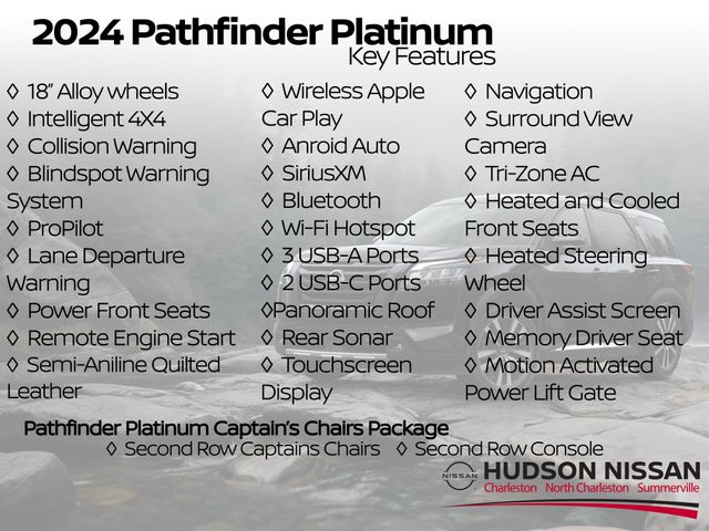 2025 Everest White Pearl Tricoat Nissan Pathfinder Platinum 4X4 SUV