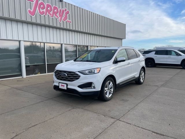 Oxford White 2020 Ford Edge SEL FWD SUV / Crossover Front-Wheel Drive 8-Speed Automatic