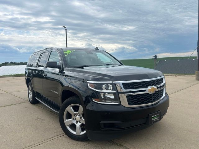 Black 2018 Chevrolet Suburban SUV / Crossover Four-Wheel Drive 6-Speed Automatic Overdrive