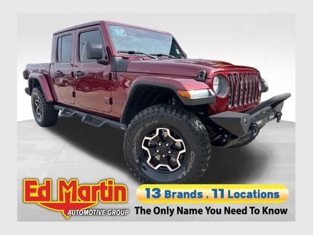 Snazzberry Pearlcoat 2021 Jeep Gladiator Rubicon Crew Cab 4WD Pickup Truck Four-Wheel Drive 8-Speed Automatic