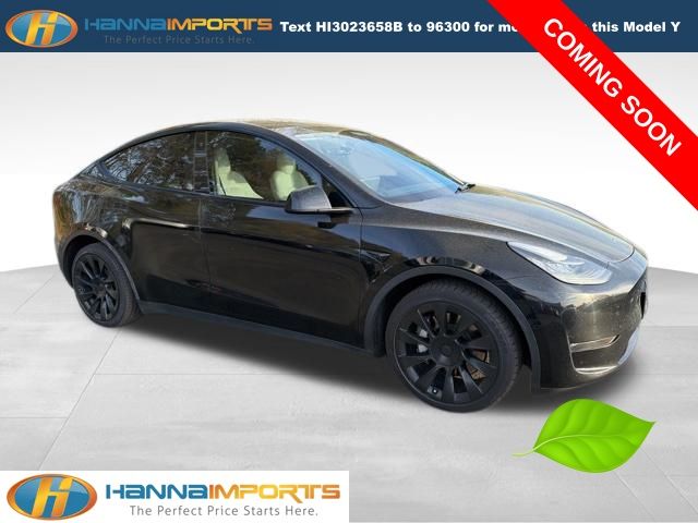 Solid Black 2021 Tesla Model Y Long Range AWD SUV / Crossover All-Wheel Drive 1-Speed Automatic