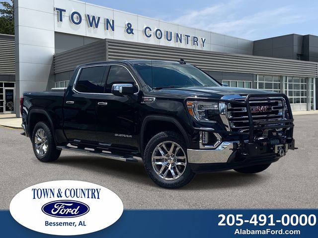 Onyx Black 2020 GMC Sierra 1500 SLT Crew Cab 4WD Pickup Truck Four-Wheel Drive Automatic