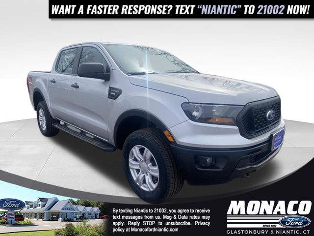 Ingot Silver 2019 Ford Ranger XL SuperCrew 4WD Pickup Truck Four-Wheel Drive Automatic