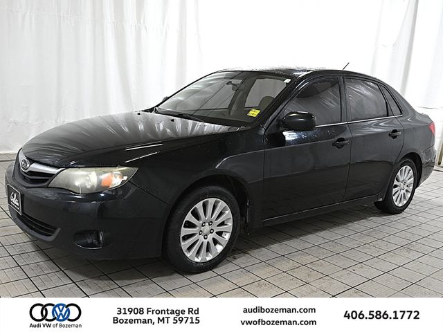 Obsidian Black Pearl 2010 Subaru Impreza Sedan 4-Speed Automatic Overdrive