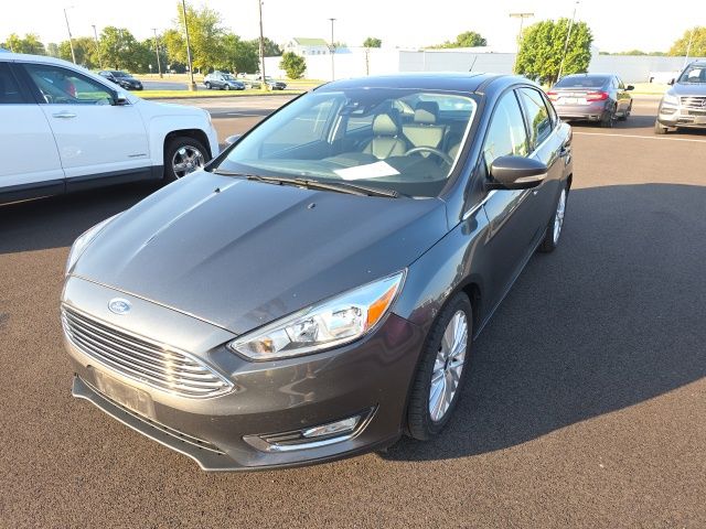 Gray (Magnetic) 2017 Ford Focus Sedan Front-Wheel Drive 6-Speed Automatic