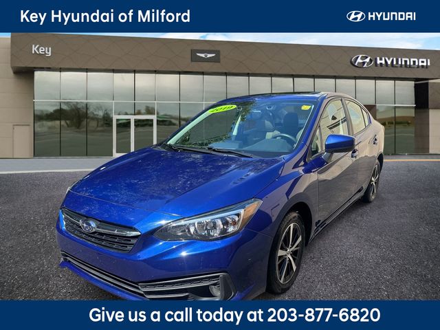 Sapphire Blue Pearl 2023 Subaru Impreza Sedan All-Wheel Drive Continuously Variable Transmission