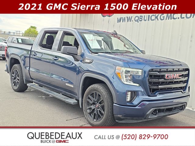 Pacific Blue Metallic 2021 GMC Sierra 1500 Pickup Truck Four-Wheel Drive Automatic
