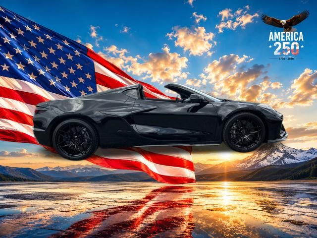 Black 2026 Chevrolet Corvette Coupe Rear-Wheel Drive 8-Speed Dual Clutch