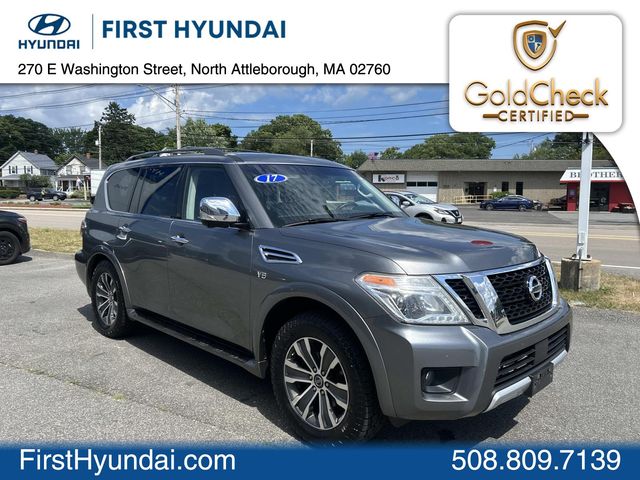 Gray (Gun Metallic) 2017 Nissan Armada SUV / Crossover Four-Wheel Drive 7-Speed Automatic