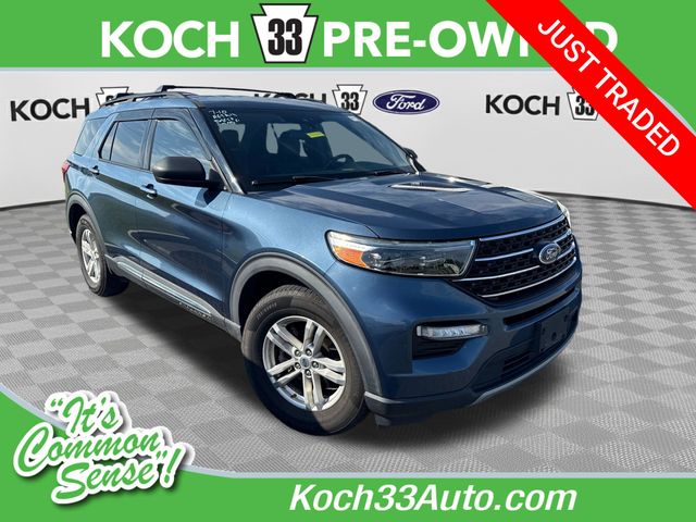 Blue Metallic 2020 Ford Explorer SUV / Crossover All-Wheel Drive Automatic