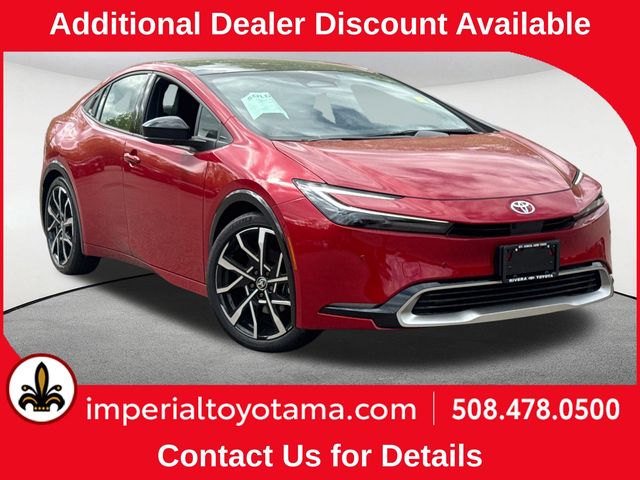 SUPERSONIC RED 2025 Toyota Prius Plug-In Hybrid Hatchback Front-Wheel Drive Continuously Variable Transmission
