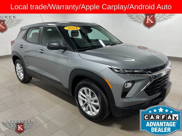 Sterling Gray Metallic 2024 Chevrolet Trailblazer SUV / Crossover Front-Wheel Drive Continuously Variable Transmission