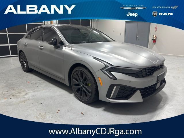 Gray (Steel) 2025 Kia K5 GT FWD Sedan Front-Wheel Drive 8-Speed Dual Clutch