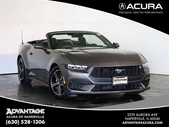 Carbonized Gray Metallic 2025 Ford Mustang EcoBoost Premium Convertible RWD Convertible Rear-Wheel Drive Automatic