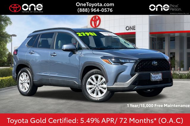 Celestite 2023 Toyota Corolla Cross SUV / Crossover Front-Wheel Drive Continuously Variable Transmission