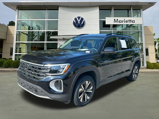 Deep Black 2024 Volkswagen Atlas SUV / Crossover Front-Wheel Drive 8-Speed Automatic