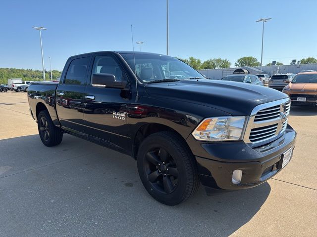 Black Clearcoat 2015 RAM 1500 Big Horn Crew Cab 4WD Pickup Truck Four-Wheel Drive 8-Speed Automatic