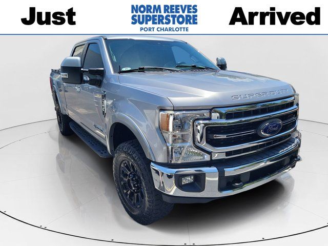 Silver Metallic 2021 Ford F-350 Super Duty Pickup Truck Four-Wheel Drive Automatic