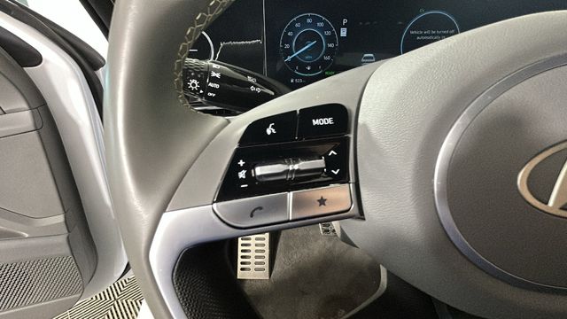 2025 Serenity White Hyundai Elantra Hybrid SEL Sport FWD Sedan