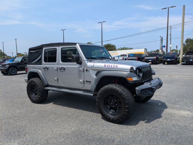 Used 2020 Jeep Wrangler Unlimited Willys Sport with VIN 1C4HJXDG5LW330301 for sale in Hinesville, GA