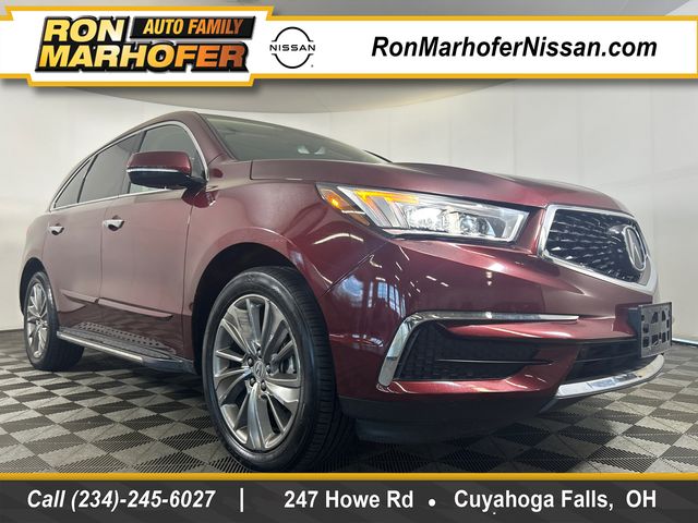Basque Red Pearl II 2018 Acura MDX SUV / Crossover All-Wheel Drive 9-Speed Automatic