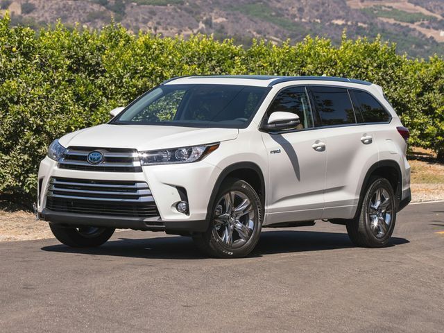 Midnight Black Metallic 2018 Toyota Highlander SUV / Crossover 8-Speed Automatic