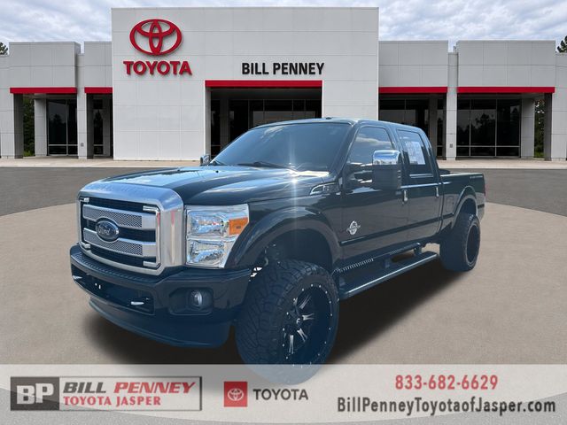 Shadow Black 2016 Ford F-250 Super Duty Platinum Crew Cab 4WD Pickup Truck Four-Wheel Drive 6-Speed Automatic Overdrive
