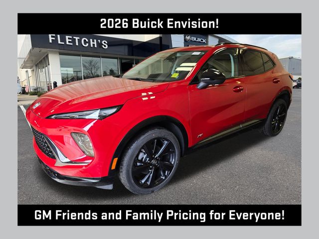 Brilliant Red 2026 Buick Envision SUV / Crossover All-Wheel Drive 9-Speed Automatic
