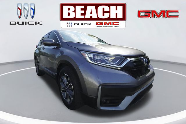 Aegean Blue Metallic 2021 Honda CR-V EX-L FWD SUV / Crossover Front-Wheel Drive Continuously Variable Transmission